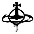 RS CROSS STICKER